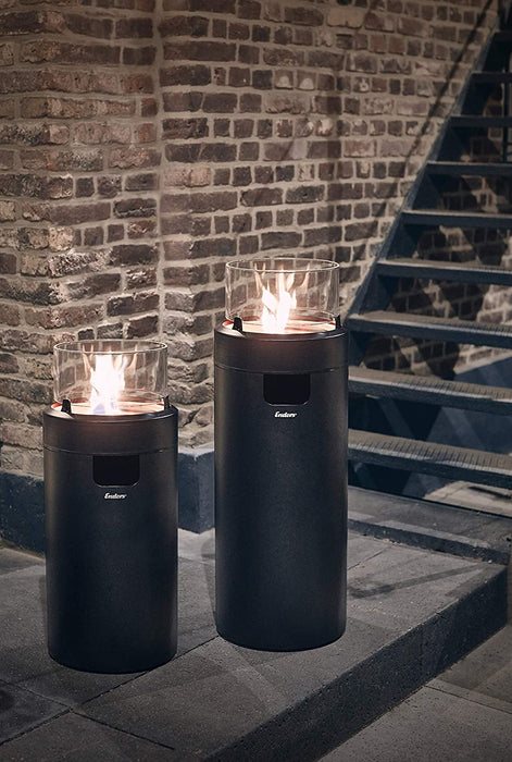 Feuerstelle NOVA LED L, Gas Terrassenfeuer mit Ambientebeleuchtungen, ECO GREEN Brenner-Technologie und exzellentem Design