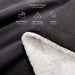 Flauschige Sherpa Kuscheldecke – hochwertige Wohndecke, super weiche Fleecedecke als Sofaüberwurf, Tagesdecke oder Wohnzimmerdecke, 150 x 200 cm