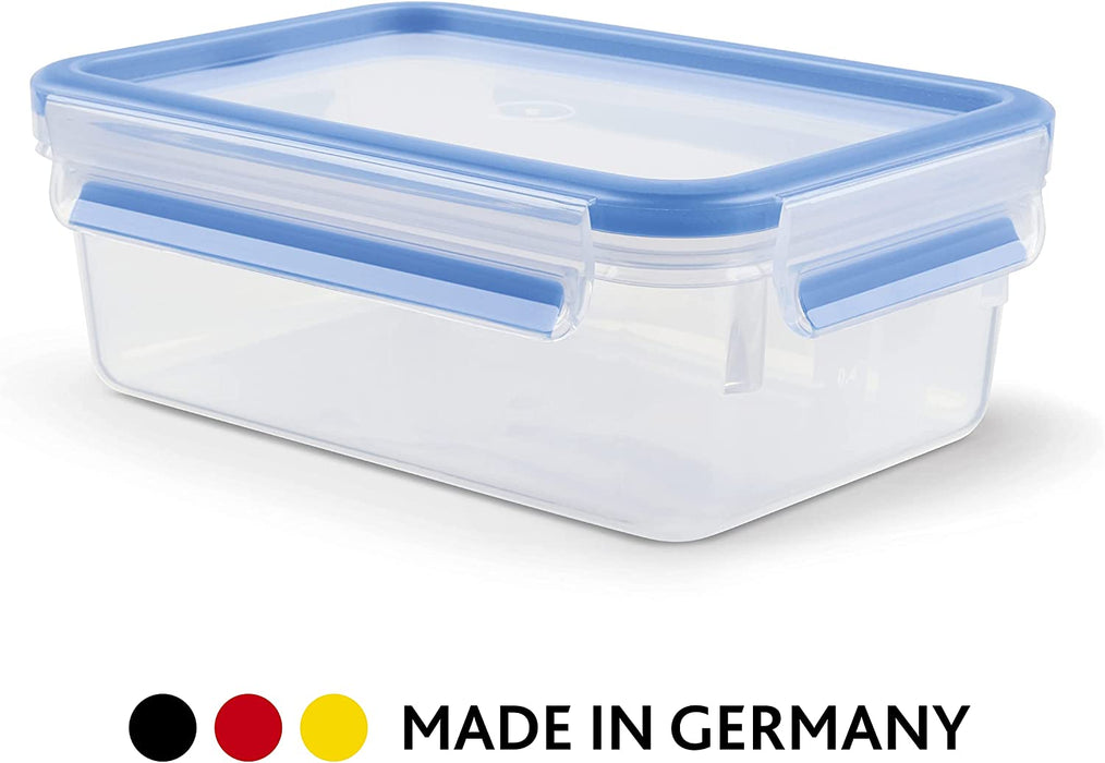 Frischhaltedose Mealprep-Set | 5-teiliges Set | Vorratsdosen | 0,8 Liter | 100% dicht + hygienisch | Frische Dichtung | Spülmaschinen-, Mikrowellen-, und Gefriergeeignet