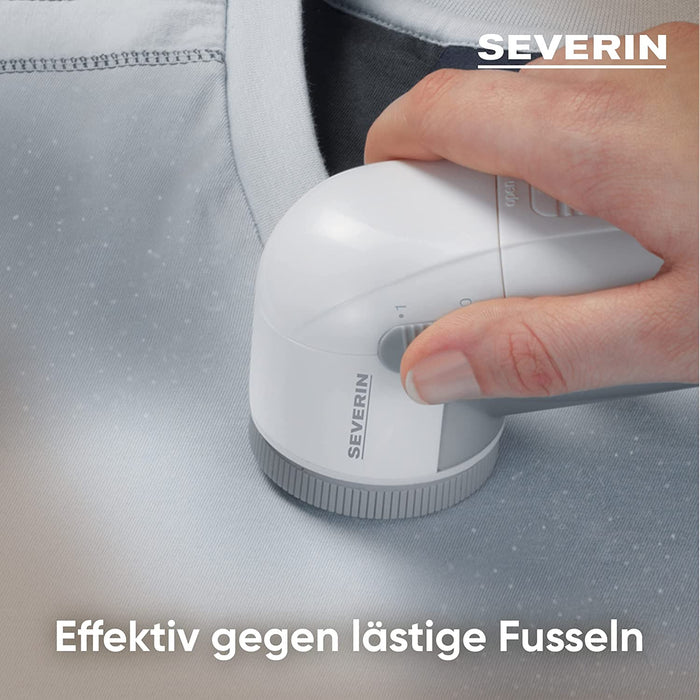 Fusselentferner, Fusselrasierer inklusive Abstandshalter für gröbere Wolloberflächen, tragbarer und kompakter Flusenrasierer