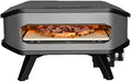 Gas Pizza Ofen mobiler Pizzaofen Pizzastein Gasgrill bis 400°Grad regelbar mit 34x34 cm Pizzastein tragbar Terrasse Balkon Test SEHR GUT
