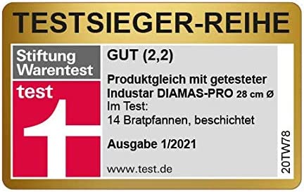 Gastrosus Bratpfanne Industar Diamas Pro, Edelstahl, 32 cm