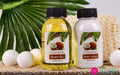Geschenkset Coconut Seegrastruhe, Bade-, SPA und Dusch Set Kokos-Duft – Großes Geschenk set in dekorativer Truhe aus Seegras, bestes Geschenk