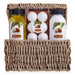 Geschenkset Coconut Seegrastruhe, Bade-, SPA und Dusch Set Kokos-Duft – Großes Geschenk set in dekorativer Truhe aus Seegras, bestes Geschenk