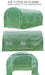 Gewächshaus Foliengewächshaus Winterfest Tomatenhaus Folientunnel, 3x2x2m 6m²