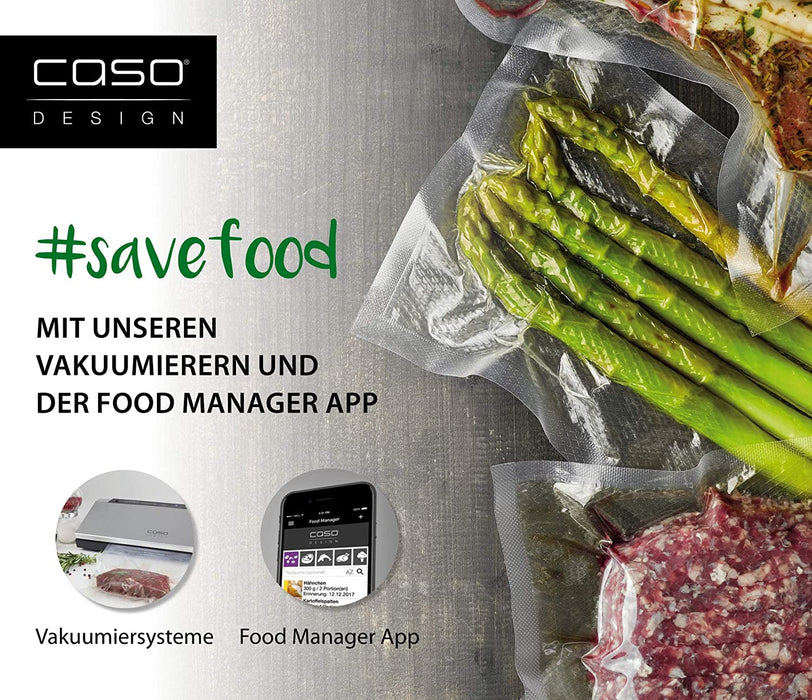 Gewerbevakuumierer, regulierbare Vakuumstärke (f. weiche Lebensmittel), Beutel und Rollen bis 40cm Breite, starke Vakuumpumpe 20L/Minute