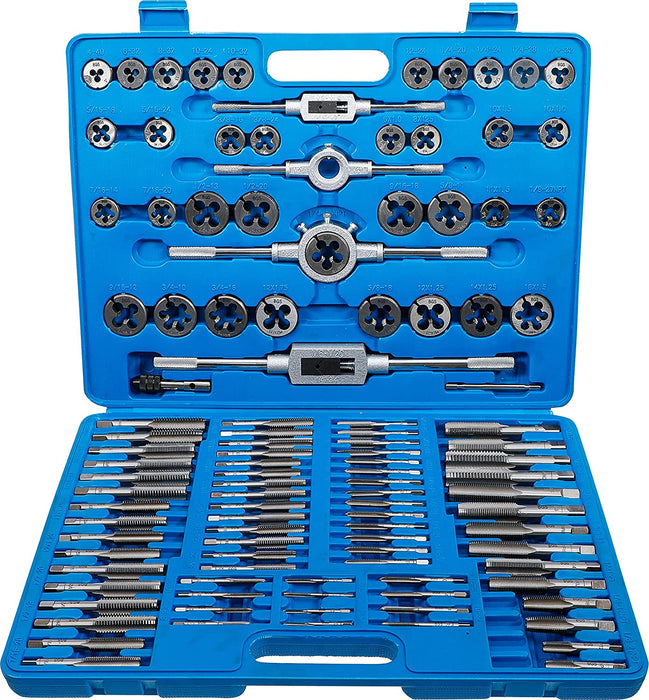 Gewindeschneid-Satz | 110-tlg. | metrisch / Zoll | speziell für Feingewinde