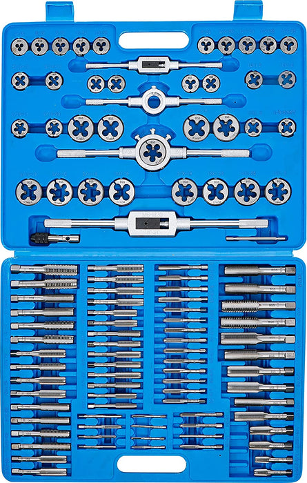 Gewindeschneid-Satz | 110-tlg. | metrisch / Zoll | speziell für Feingewinde