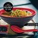 Groß Ramen Schüssel Set - Enthält 4 Melamin Ramen Bowl, Essstäbchen, Löffel and kleine Schüssel für Sauce - Japanisches Geschirr Ideal für Ramen Nudeln oder Pho Nudelsuppe - 4 Sätze,16
