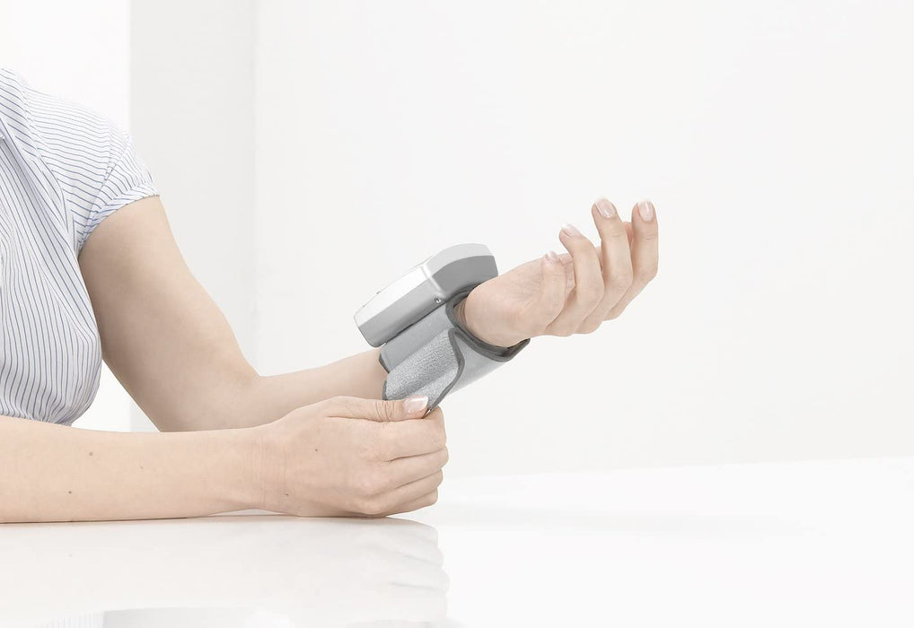 Handgelenk-Blutdruckmessgerät, vollautomatische Blutdruck- und Pulsmessung, Warnfunktion bei möglichen Herzrhythmusstörungen