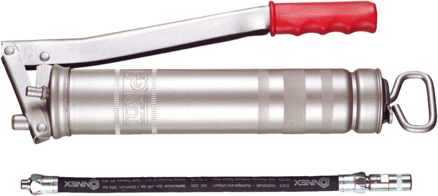 Handhebelfettpresse mit Hochdruckschlauch