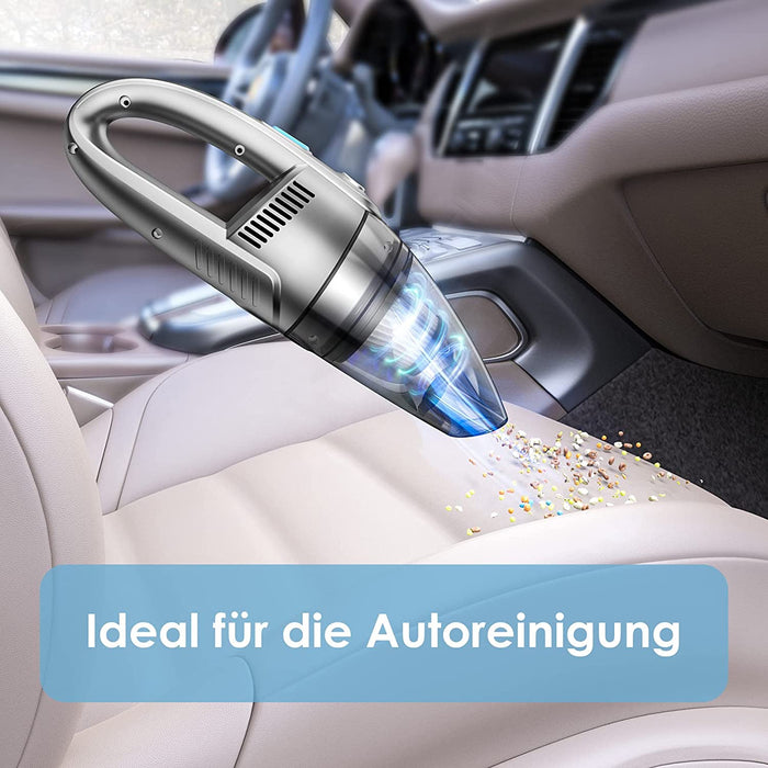 Handstaubsauger, 3 in 1 Handstaubsauger Akku 630g Ultraleicht, 2600mAh Aufladbare & Lange Laufzeit Staubsauger Auto, Handstaubsauge Kabellos