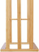 Handtuchhalter stehend mit 3 Handtuchstangen, Handtuchständer 3-armig für Bad, Bambus, HBT 84x48x26 cm, natur