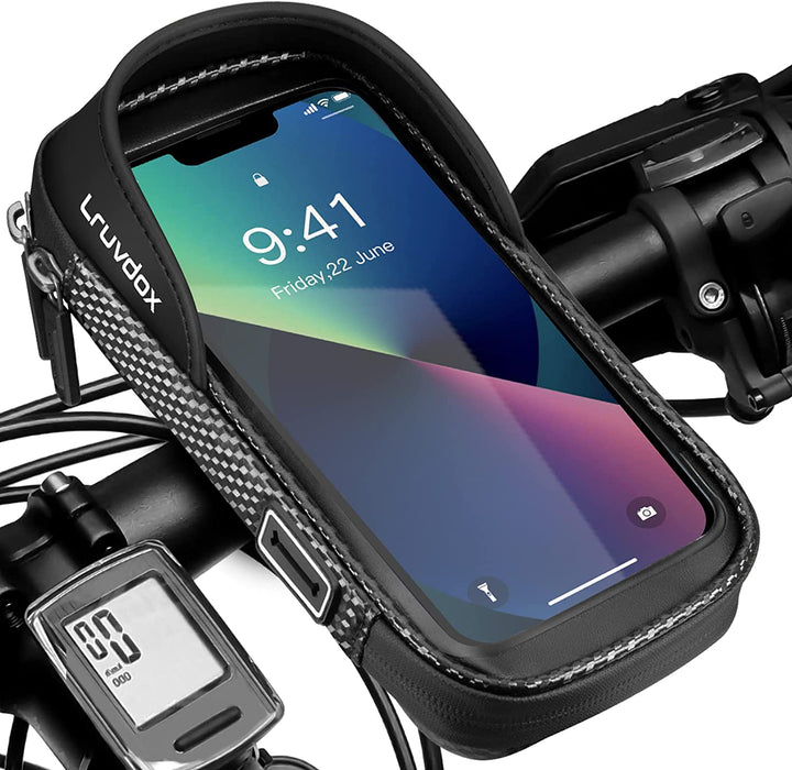 Handyhalterung Fahrrad wasserdicht, Fahrrad Handy Halterung Fahrradtasche Lenker Lenkertasche Motorrad Handyhalter Fahrradhalterung Rahmen 
