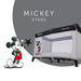 Disney Reisebett Dream N Play / für Babys und Kinder ab Geburt bis 15 kg / 120 x 60 cm / Leicht / Kompakt Faltbar / Inkl. Trage Tasche / Mickey Mouse / Grau