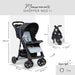 Hauck Kinder Buggy Shopper Neo II mit zwei Getränke- und Zubehör Ablagen, Einhändig Klein Zusammenklappbar, Leicht, Bis 25 kg, mit Liegefunktion