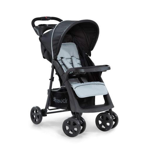 Hauck Kinder Buggy Shopper Neo II mit zwei Getränke- und Zubehör Ablagen, Einhändig Klein Zusammenklappbar, Leicht, Bis 25 kg, mit Liegefunktion