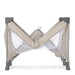Hauck Reisebett Dream N Play / für Babys und Kinder ab Geburt bis 15 kg / 120 x 60 cm / Leicht / Kompakt Faltbar / Inkl. Trage Tasche / Beige