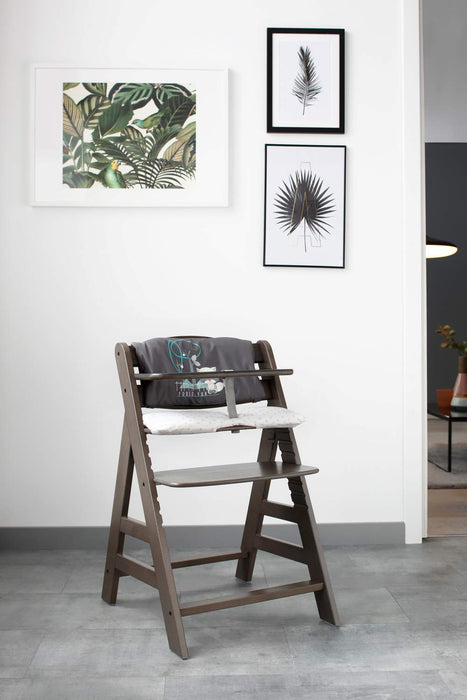 Hauck Sitzkissen für Holzhochstühle Highchair Pad Deluxe, Kompatibel mit Alpha+, Beta+ und Bauähnlichen Modellen, Einfache Befestigung