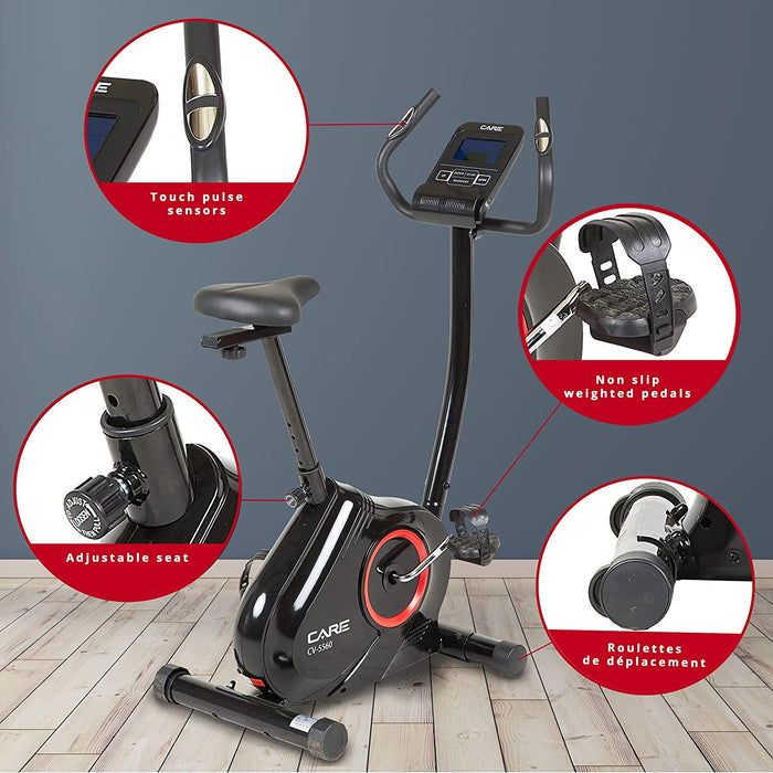 Heimtrainer Fahrrad 21 Programme - Magnetische Bremse, Riemenantrieb - 16 Widerstandsstufen - Schwungmasse 7 kg