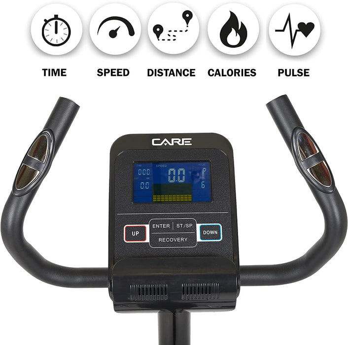 Heimtrainer Fahrrad 21 Programme - Magnetische Bremse, Riemenantrieb - 16 Widerstandsstufen - Schwungmasse 7 kg