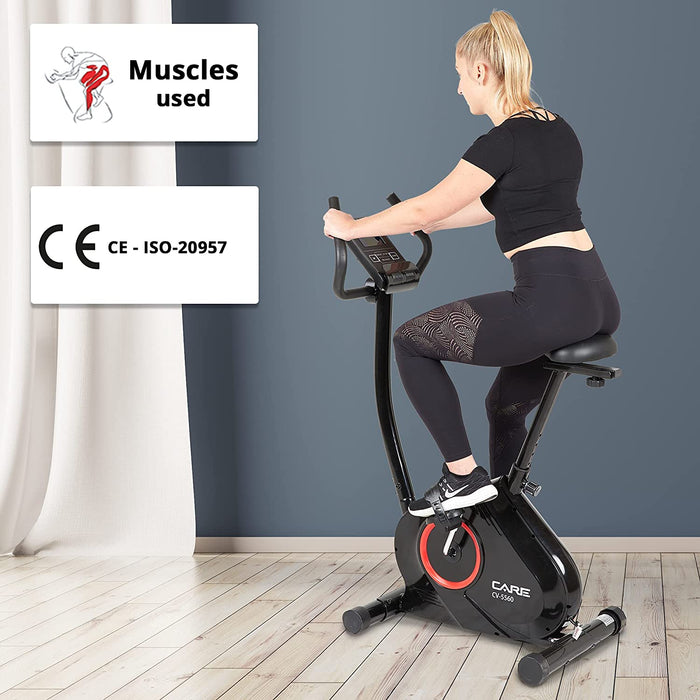 Heimtrainer Fahrrad 21 Programme - Magnetische Bremse, Riemenantrieb - 16 Widerstandsstufen - Schwungmasse 7 kg