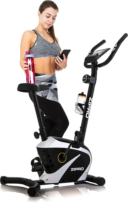 Heimtrainer Fahrrad für Zuhause Magnet Fahhrad bis 120 kg Magnete Exercise Bike Fitnessbike Fitness Fahrrad Hometrainer Cardio Fahrrad Computer