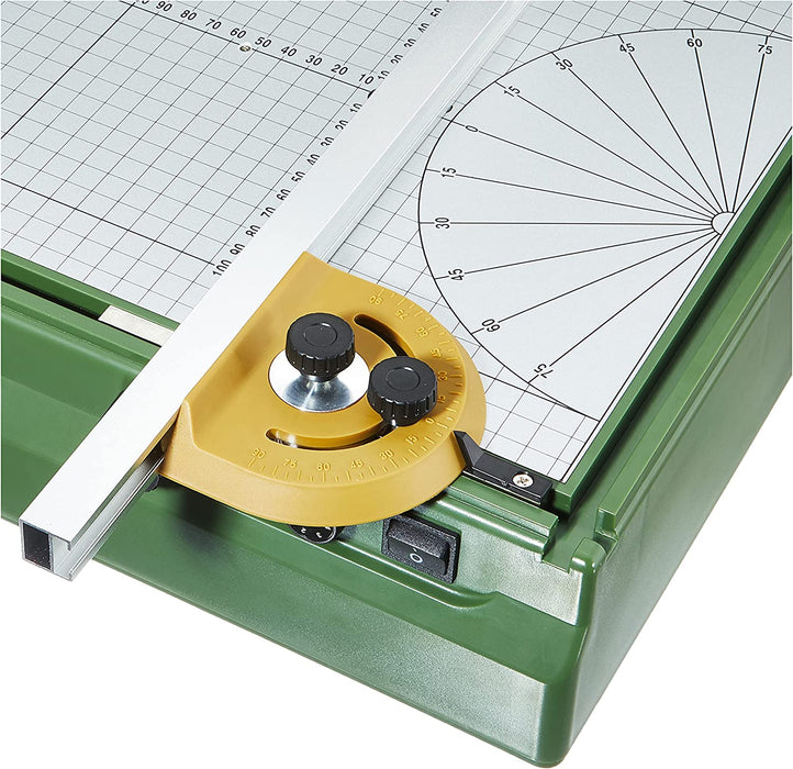 Heißdraht-Schneidegerät Thermocut (Styroporschneider, aufgedrucktes Raster und Winkeleinstellung, Temperatur regelbar von 100°-200-°) 