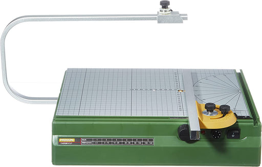 Heißdraht-Schneidegerät Thermocut (Styroporschneider, aufgedrucktes Raster und Winkeleinstellung, Temperatur regelbar von 100°-200-°) 