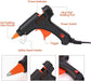 Heißklebepistole Klebepistole + 60 Heißklebesticks Transparente Klebesticks für DIY Kleine Handwerk und schnelle Reparaturen in Haus & Büro