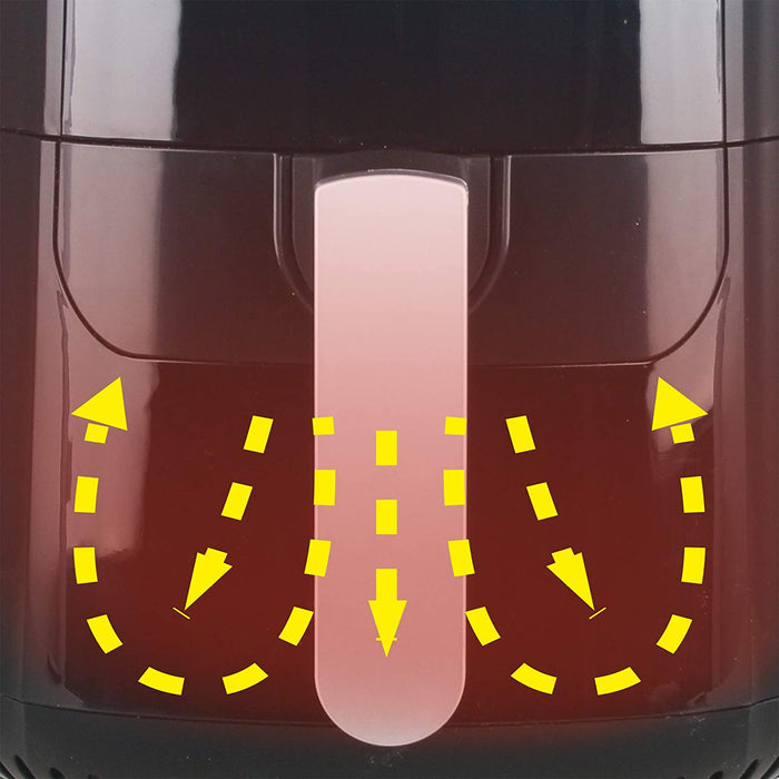 Heißluftfritteuse, Airfryer, Smart Fryer, DIGITAL, Frittieren ohne Öl, leicht zu reinigen, 5.5 Liter Volumen, 1400 Watt, BPA frei