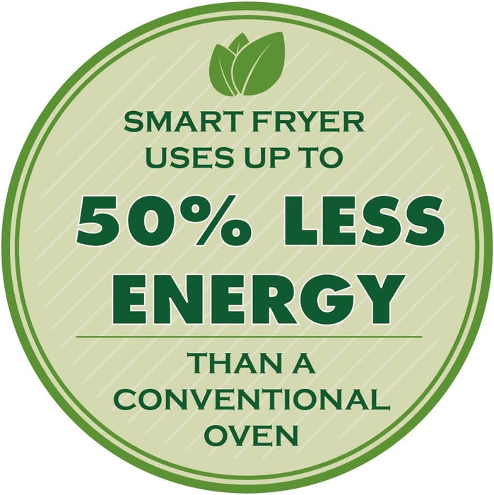 Heißluftfritteuse, Airfryer, Smart Fryer, DIGITAL, Frittieren ohne Öl, leicht zu reinigen, 5.5 Liter Volumen, 1400 Watt, BPA frei