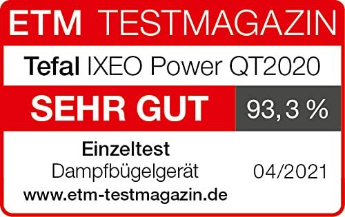 IXEO POWER ALL-IN-ONE |Dampfglätter mit Integriertem 3-Positionen Smart Board |Desinfizieren Und Bügeln |Hochdruckdampf-Technologie