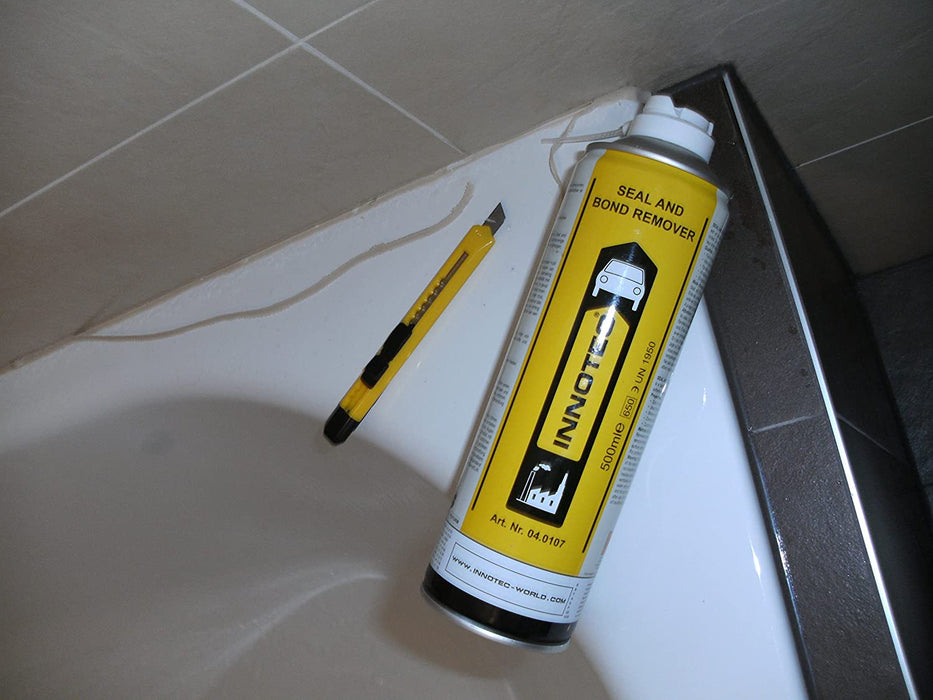 2 Stück Innotec Seal and Bond Remover Klebstoff- & Dichtmassenentferner - Reinigungsmittel 500 ml Spraydose - Entfernen von Klebstoffresten