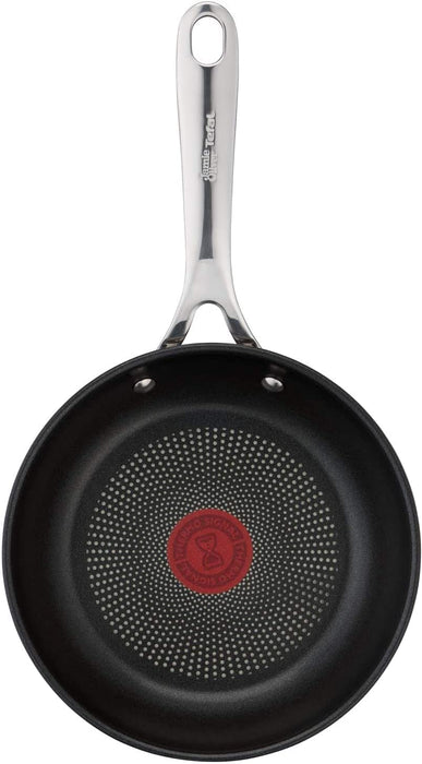 Jamie Oliver by Tefal Cook´s Direct On 3-teiliges Bratpfannen-Set | 20, 24, 28cm | Induktionsgeeignet | Spülmaschinenfest | Thermo-Signal-Technologie 