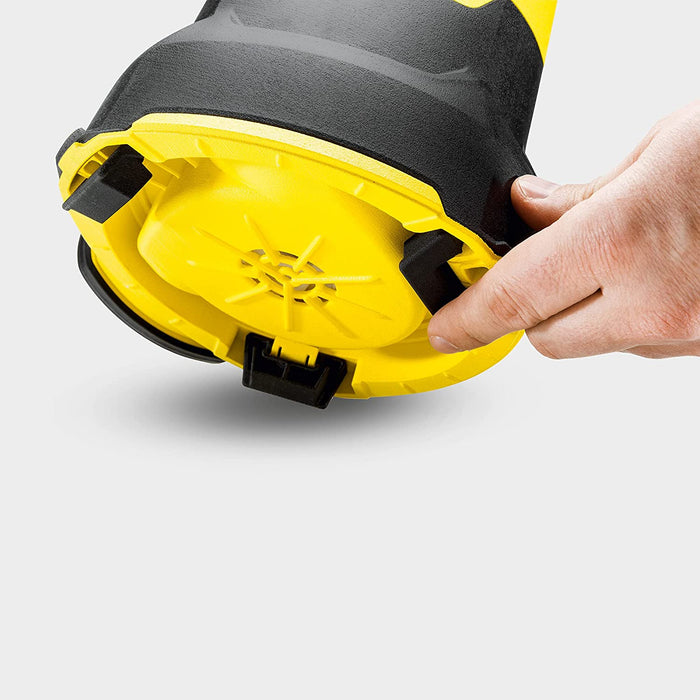 Kärcher Entwässerungspumpe (Fördermenge: max. 6000 l/h, Restwasserhöhe: 1 mm, einklappbare Standfüße, Schwimmschalter)