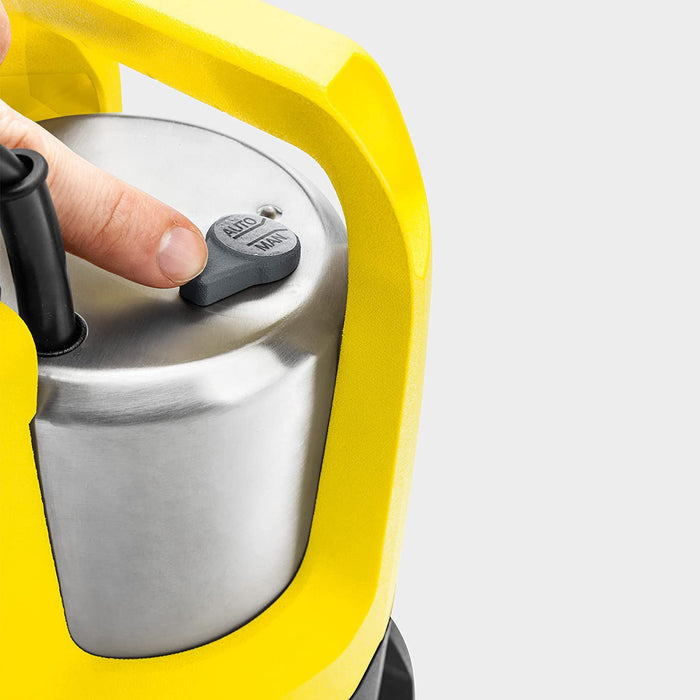 Kärcher Entwässerungspumpe ( 14.000 l/h Wasser, max. Eintauchtiefe: 7 m, max. Fördertemperatur: 35 C°, keramische Gleitdichtung)