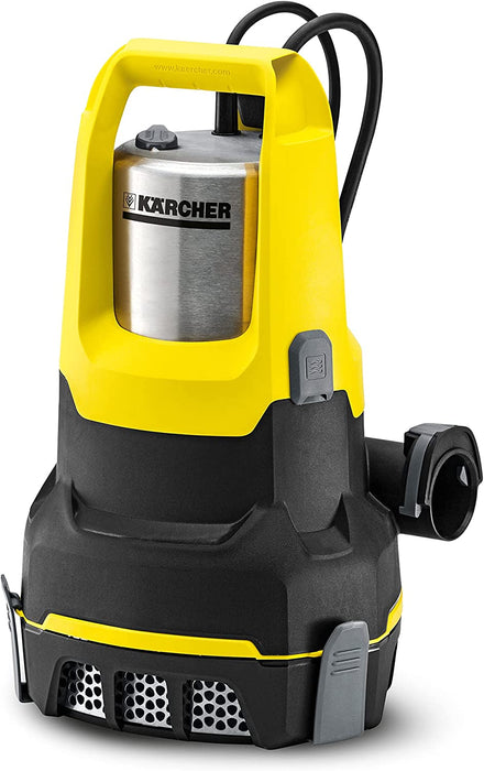 Kärcher Entwässerungspumpe ( 14.000 l/h Wasser, max. Eintauchtiefe: 7 m, max. Fördertemperatur: 35 C°, keramische Gleitdichtung)