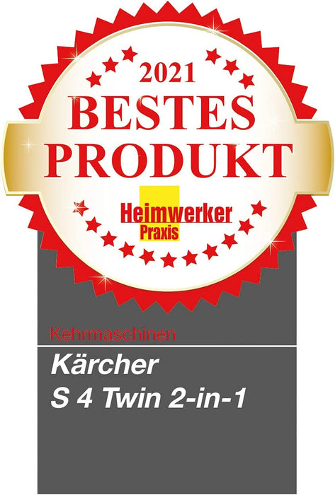 Kärcher Kehrmaschine (Max. Flächenleistung: 2400m²/h, 2 Seitenbesen, Kehrbehälter: 20 l, Arbeitsbreite: 680 mm, platzsparende Verstauung, höhenverstellbarer Schubbügel)