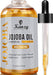 Jojobaöl Bio Kaltgepresst 100% Rein Gold 120ml für Haut Haare Nägel Gesichtsöl Körperöl Vegan Hexanfreies Bio Jojoba öl Anti-Aging Anti-Falten