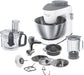 Kenwood MultiOne Küchenmaschine, 4,3 l Edelstahl Schüssel, 1000 Watt, inkl. 3-teiligem Patisserie-Set, Zerkleinerer, Glas-Mixaufsatz, Zitruspresse