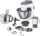 Kenwood MultiOne Küchenmaschine, 4,3 l Edelstahl Schüssel, 1000 Watt, inkl. 3-teiligem Patisserie-Set, Zerkleinerer, Glas-Mixaufsatz, Zitruspresse
