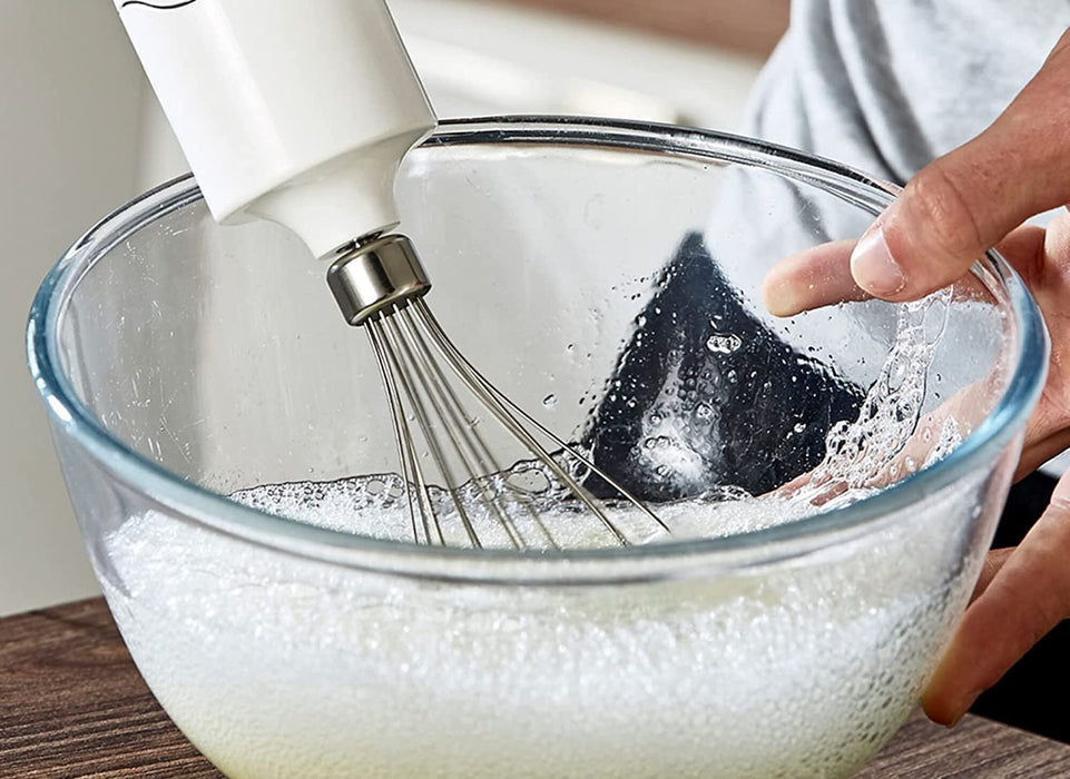 Kenwood Triblade System Stabmixer, Pürierstab mit abnehmbarem Edelstahl Mixfuß mit 3-Flügel-Messer für schnelleres Pürieren, inkl. Schneebesen 