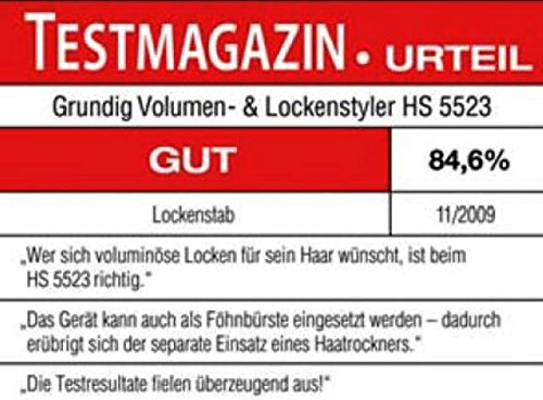 Keramik-Volumen und Lockenstyler, 1100 Watt, blau-silber