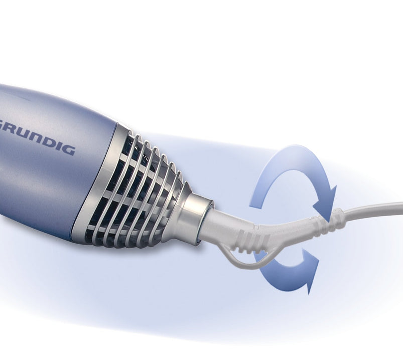 Keramik-Volumen und Lockenstyler, 1100 Watt, blau-silber