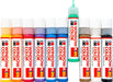 Kids Window Color Set mit 10 x 25 ml Farbe und Malvorlage A4 mit 18 Motiven, Fenstermalfarbe auf Wasserbasis, geeignet für Glas, Spiegel, Fliesen 