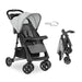 Hauck Kinder Buggy Shopper Neo II mit zwei Getränke- und Zubehör Ablagen, Einhändig Klein Zusammenklappbar, Leicht, Bis 25 kg, mit Liegefunktion