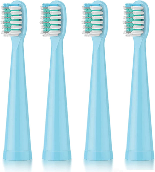 Kinder Elektrische Zahnbürste Ersatzkopf für Einhorn Zahnbürste - Blau - 4 Stück