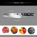 Kochmesser Küchenmesser, SHAN ZU Chefmesser Santoku Deutscher Carbon Edelstahl Scharfe Messerklinge 18cm Ergonomischer Griff Geschenkbox