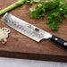 Kochmesser Nakiri Küchenmesser Profi Messer 16.5 cm Allzweckmesser Damaskus Edelstahl Extra Scharfe Messerklinge mit ergonomischer Griff 